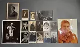 Mixed lot of 17 photographs, partly signed, actors and performing artists, including Franz Schönthan, Mia May, Hansi Niese, Helene Hartmann by Varia Theater, 12° - 4°, sold Oct 2026