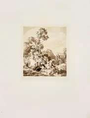 Ludwig Richter, Mixed lot of 45 pieces, reproductions after 19th century paintings, etching; unframed