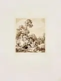 Ludwig Richter, Mixed lot of 45 pieces, reproductions after 19th century paintings, etching; unframed