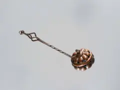 Incense Holder, 18./19. century, iron, copper, innen tinned; at the estuary edge marked with "ANSBACH"