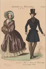Andreas Geiger et al., Mixed lot of 52 pieces, fashion images for the Vienna Theatre Newspaper, engraving, coloured; unframed