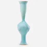 Tall sculptural vase by Malcolm Mobutu Smith, sold Jan 2018