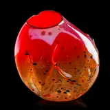 Red and yellow Macchia by Dale Chihuly, sold Jan 2018