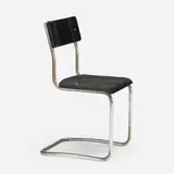 Cova, Chair, model D10, c. 1932, lacquered wood, chrome-plated steel