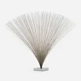 Spray sculpture by Harry Bertoia, steel wire, chrome-plated steel, sold Aug 2023