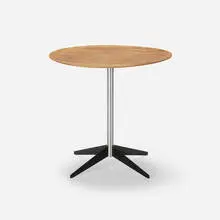 Tray table by George Nelson & Associates, c.1955, ash plywood, chrome-plated steel, enameled steel, sold Aug 2023