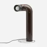 Table lamp by Kwok Hoi Chan, c. 1965, plastic, chrome-plated steel, sold Aug 2023