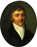 Portrait of a boy, said to be Auguste, Marquis de Lamoignon, bust-length, in a blue coat by Louis-Léopold Boilly, oil on canvas, oval, sold Apr 2015
