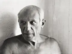 Pablo Picasso by Gjon Mili, 1949, Vintage oder früher Silbergelatineabzug, sold Nov 2011