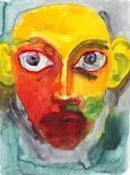 Maui Hawaii by Rainer Fetting, 1986, Aquarell auf Papier, sold Nov 2011