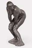 Sich Bückende by Fritz Cremer, 1955, Bronze mit schwarzbrauner Patina. Höhe: 48,5 cm (19 ⅛ in.), sold Nov 2011