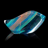 Blue Curvilinear Form by Harvey Littleton, sold Jan 2018