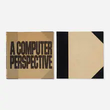 A Computer Perspective (two copies) by Charles and Ray Eames, 1973, printed paper, sold Aug 2023
