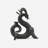 Dragon by Sascha Brastoff, c. 1955, glazed ceramic, sold Aug 2023