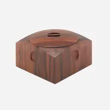 Ice bucket by Jens Quistgaard, c. 1965, cocobolo, sold Aug 2023