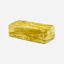 Gold Brick by Beverly Semmes, 1998, gold velvet over brick, sold Aug 2023