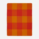 Blanket for Braniff Airlines by Alexander Girard, 1965, machine woven wool, sold Aug 2023