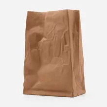 Monumental Paper Bag vase by Tapio Wirkkala, 1977, glazed porcelain, sold Aug 2023