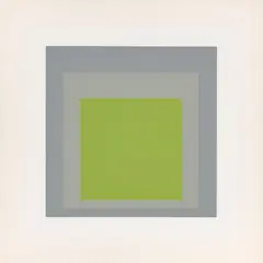 ADV by Josef Albers, 1969, Farbserigrafie auf Velin, sold Jan 2024