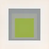 ADV by Josef Albers, 1969, Farbserigrafie auf Velin, sold Jan 2024