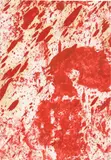 18. malaktion by Hermann Nitsch, 1986, Öl und Acryl auf Papier, sold Nov 2025