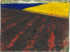 Ohne Titel by Bernd Zimmer, 1986, Acryl auf festem Papier, sold Nov 2025