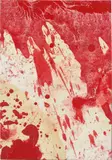 18. Malaktion by Hermann Nitsch, 1986, Öl und Acryl auf Papier, sold Apr 2025