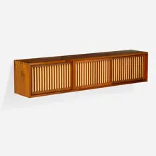 Hanging Wall Case by George Nakashima, sold Jan 2018