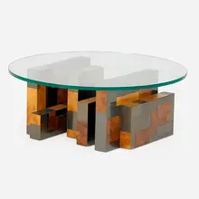 Cityscape coffee table by Paul Evans, sold Jan 2018