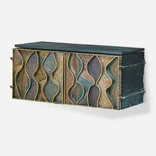 Wavy Front cabinet by Paul Evans, sold Jan 2018