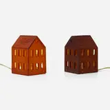 Lampada de fuoco, set of two by Gaetano Pesce, 2007, resin, sold Aug 2023