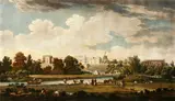 Richard Cooper, North View of Windsor Castle; South View of Windsor Castle, aquatints by Samuel Alken, handcoloured, on wove