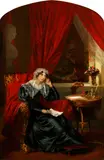 The love letter by English School, oil on canvas, sold Feb 2015