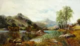 'Rydal Lake, Westmorland' by L. M. Pettitt, oil on canvas, sold Feb 2015