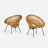 Pair Of Chairs by attribution Janine Abraham and Dirk Jan Rol, France/The Netherlands, sold Jan 2018