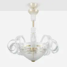 Chandelier by Seguso Gianni, c. 1990, Murano, sold Aug 2023