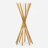 Coatrack by Jonathan De Pas, Donato D'Urbino, Paolo Lomazzi and Carla Scolari, c. 1995, beech, steel, sold Aug 2023