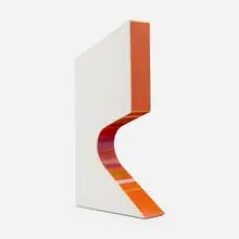 Sphinx No. 2 by Richard Smith, 1966, enameled steel, sold Aug 2023