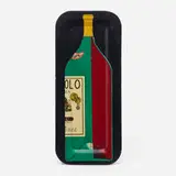 Barolo tray by Piero Fornasetti, c. 1955, lithographic transfer-printed aluminum, lacquered and hand-painted, sold Aug 2023