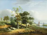 'Postwick Grove' by Samuel David Colkett, oil on panel, sold Feb 2015