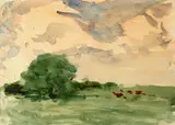 Samuel Philips Jackson, 'View across the Bristol Channel'
