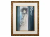 Manon by Riccardo Benvenuti, mixed media on canvas, offered Oct 2026