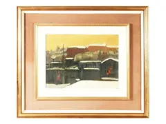 La neve case di Rifredi (Firenze) 1949 by Marcello Boccacci, oil on panel, offered Oct 2026