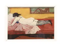 Nuda 1950 by Marcello Boccacci, oil on cardboard, offered Oct 2026