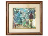 Paris 1969 by Renato Bussi, oil on panel, offered Oct 2026