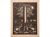 The column by Bruno Bramanti, woodcut, offered Sep 2026