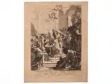 The martyrdom of Saint Eustace (1618) by Michel Dorigny, etching from a painting by Simon Vouet, offered Sep 2026