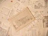 24 Cartoline illustrate (2a Serie) di Firenze antica by Corinto Corinti, 24 loose postcards with frontispiece folded into three parts that collects them, offered Sep 2026