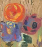 Ohne Titel by Ida Kerkovius, 1940, Pastell auf bräunlichem Papier, sold May 2014