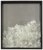 Lichtschleuse by Adolf Luther, 1981, Glasscherben und Spiegel in Objektrahmen, sold Dec 2016